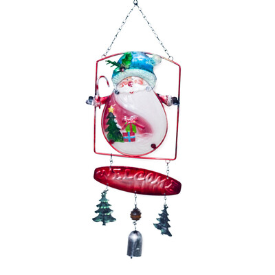 

Tailored Christmas bells pendant wind chime christmas decorations door hanging decor