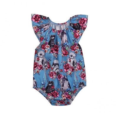 

Newborn Toddler Baby Girls Cute Floral Romper Jumpsuit Bodysuit Outfits Clothes