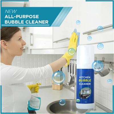 

Siaonvr All-Purpose Cleaning Bubble Spray Multi-Purpose Foam Kitchen Grease Cleaner