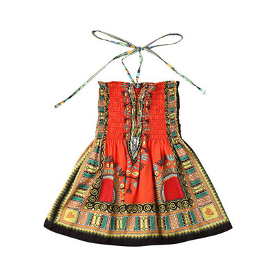 

African Style Toddler Baby Girl Party Princess Floral Dress Pageant Clothes