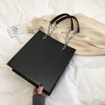 

Ins personality large-capacity Tote bag women 2019 new Korean version of high-grade simple shoulder handbag womens bag
