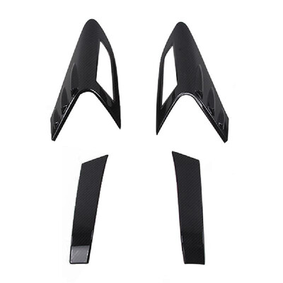 

4Pcs Rear Back Lamp Tail Light Cover Trim For Toyota CHR Carbon Fiber Style Car Styling