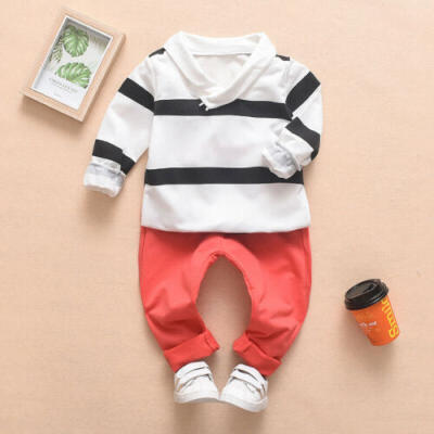 

Toddler Kid Boy Cotton Long Sleeve T-Shirt Long Pants Winter Clothes Outfit Set