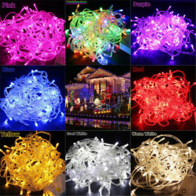 

100 LED 10M Christmas Tree Fairy Party Lights Waterproof Color Atmosphere