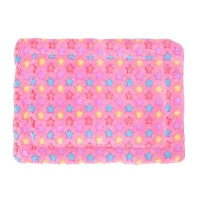 

Dog Cat Puppy Blanket Pet Cushion Bed Soft Velvet Winter Warm Sleep Mat