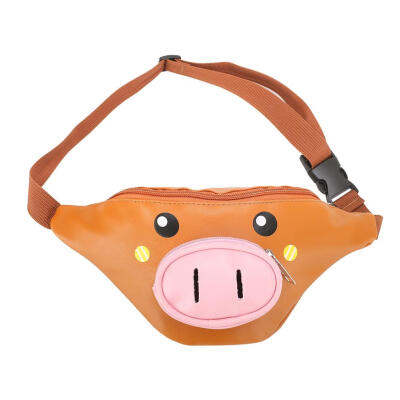 

Kids Children Fanny Pack Cartoon Pig Pouch Belt Waist Bum Fanny Money Belt