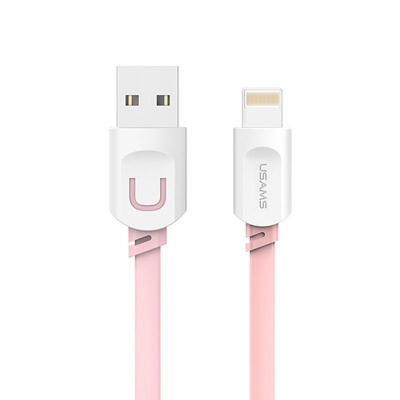 

USAMS 21A Fast Charging 025m 1m 15m Flat Usb Charger Cable Lightning Cable For IPhone 8 7 I6 IPhone 6 6s X Cable-15m