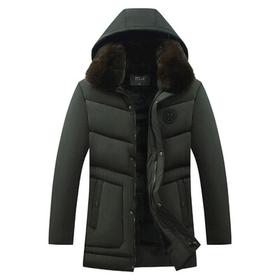 

Toponeto Mens Winter Zipped Warm Tracksuit Casual Long Sleeve Outwear Coat