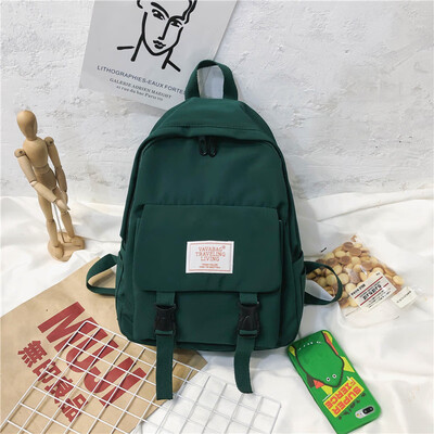 

Insfeng schoolbag female Korean version high school backpack undergraduate simple Baitamori Fashion Shoulder Bag