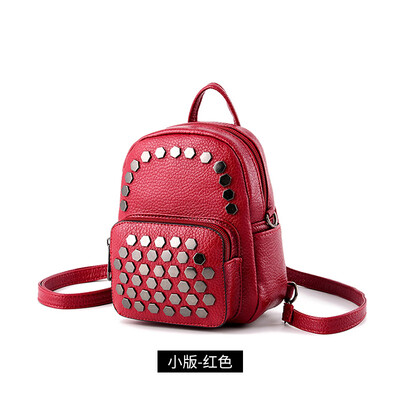 

Nivinka shoulder bag lady mini-set personality parent-child rivet personality travel small backpack tide