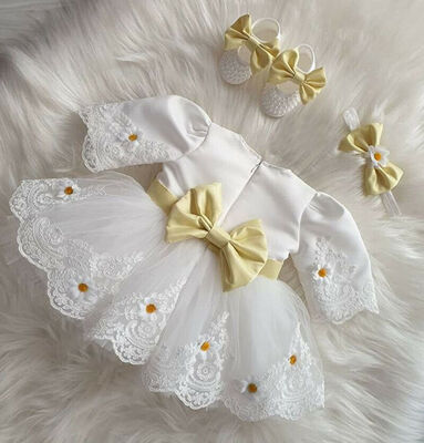 

Kids Baby Girls Lace Flower Chiffon Pageant Princess Bridesmaid Gown Tutu Dress