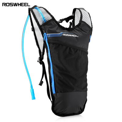 

ROSWHEEL Bicycle Cycling Sports Running 5L Lightweight Breathable Hydration Backpack with 2L Non-toxic Water Bag