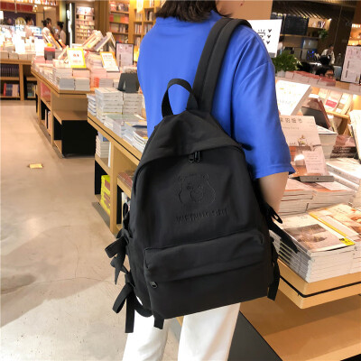 

Ins schoolbag female Korean high school students small fresh academic style simple ancient travel backpack