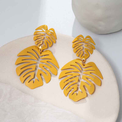 

Statement Big Flower Earrings For Women New Fashion Sweet Plant Drop Earrings Femme Brinco Temperament Wholesale Korean Jewelry