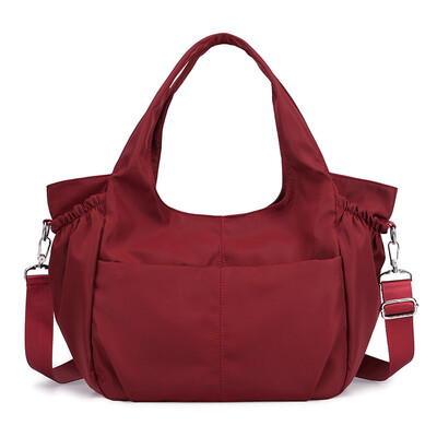 

Velvet bag womens large capacity handbag mother shoulder Messenger bag bag casual Joker dumplings