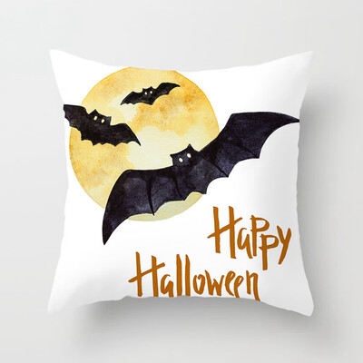 

New Halloween Pumpkin Pillow Case Waist Throw Cushion Cover Sofa Holiday Decoration Home Sofa Decor 17 Styles