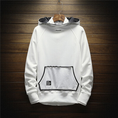 

Toponeto Mens New Style Fashion Cap And Long Sleeve Guard Simple Letters Printed Jacke