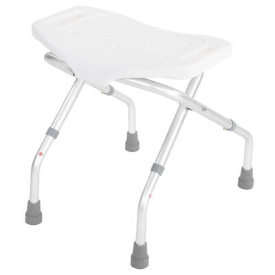 

Greensen Folding Bath Shower Seat Bathroom Chair Disability Aid Stool Suction Style Feet Stable Framewor