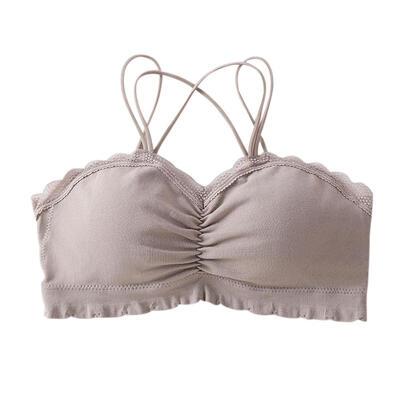 

Sexy Lace Push Up Bra Solid Backless Seamless Full Cup Women Strap Lingerie