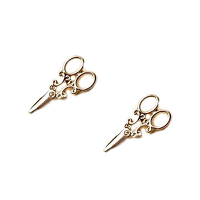 

Girls Jewelry Individuality Fashion Scissor for Pendants Earrings 2017 Fashion Goods Stud Pendants Earring