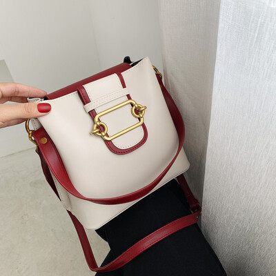 

Tailored Fashion Women Retro Patchwork Leather Handle Bags Crossbody Bags Shoulder Bags