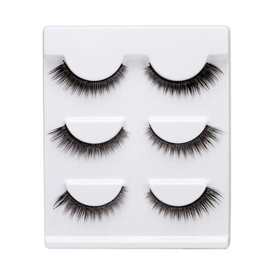 

3 Pairs 3D Natural False Eyelashes Faux Mink Makeup Extension Eye Lashes