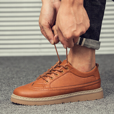 

Mens shoes summer new mens England wild Korean version of the trend of casual shoes shoes shoes tide shoes warm plus velvet shoes