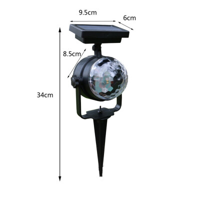 

〖Follure〗Solar Garden Party Lights Outdoor Landscape Path Yard Rotating Projector Light