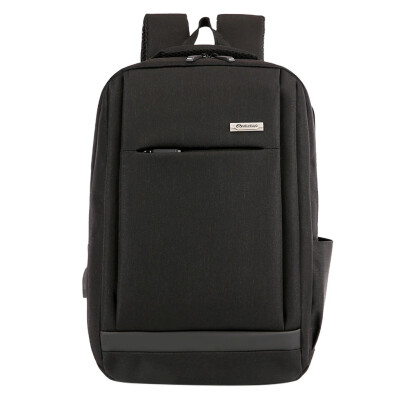 

Tailored Women Men Ladies Girl Solid Business Shoulder Backpack With USB Interface Bag