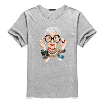 

Women Summer Fashion Casual Short Sleeve Pullover Round Collar Cartoon Pattern T-shirts