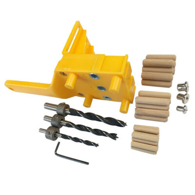

1 Set Woodworking Dowel Jig Tool Bit Wood Kits For Joinery Doweling Plastic Hole
