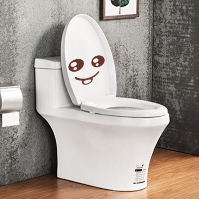 

〖Follure〗Lovely Smiling Face Free Decoration Fashion Bedroom Home Toilet Toilet Stickers