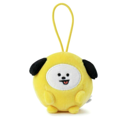 

KPOP BTS Bangtan Boys Color Standing Mini Plush Doll Pendant Keychain Elliptical Cartoon Image Pendant Key Rings ARMY Hot Gift