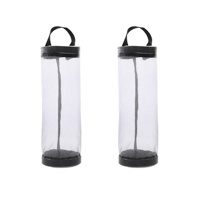 

Toponeto Plastic Bag Holder 2 Packs Mesh Hanging Storage Dispensers