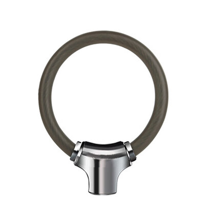 

Single riding danqi bicycle lock ring lock anti-theft steel cable lock mountain road bike portable mini ring lock riding equipment matte gray