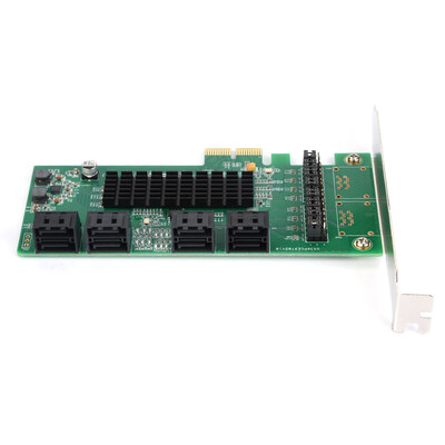 

Greensen 6GB 8-Port PCI-E to SATA30 Converter PCI SATA III Express Controller Adapter Expansion Card PCI-E AdapterAdapter Card