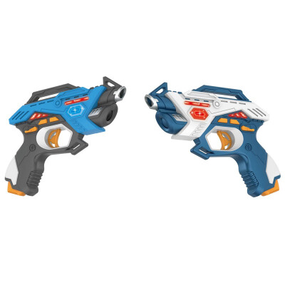 

CAN HUI childrens toy gun cs electric sound vibration infrared double gun flying saucer set 9379