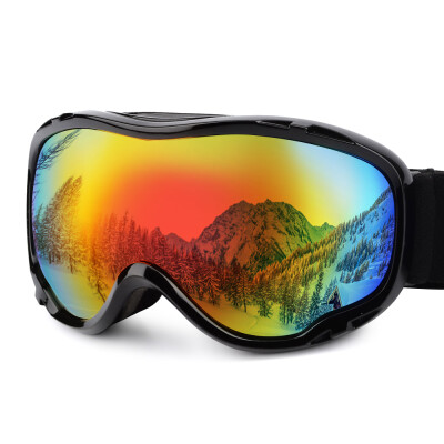 

Snowboard Goggles UV400 Protection Skiing Snowboarding Goggles with Anti Fog Anti-snowblindness for Men Women