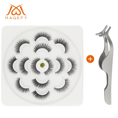 

〖Follure〗7 Pairs Of Lotuses With 3D Mink False Eyelashes And Natural Dense Eyelashes