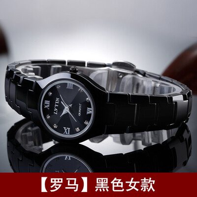

Green white ceramic watches female fashion waterproof students Korean version of simple ladies lovers gift quartz watches