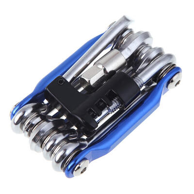 

Multi-function 11 in 1 Bicycle Repair Tool Wrench Screwdriver Chain Cutter