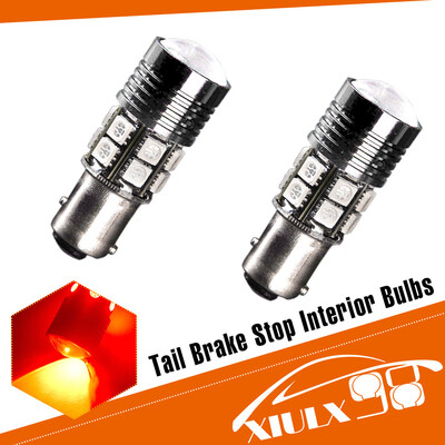 

2 x 1157 Super Red High Power 7W LED BAY15D Tail Stop Brake Light Bulbs