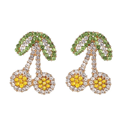 

2019 Ethnic Summer Korean Fruit Statement Dangle Earrings Girl Cute Avocado Starwberry Watermelon Drop Earrings For Women