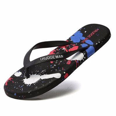 

2019 summer flip-flops mens casual anti-slip tide flip-flops mens sandals beach slippers fashion slippers