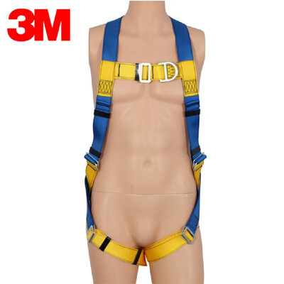 

3M 1390024 Full Body Safety Harness Fall Protection Belt Five-point Adjustment Sternal D-Ring Industrial Roofing Construction Tool