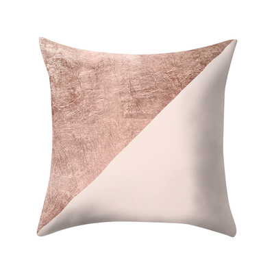 

〖Follure〗Rose Gold Pink Cushion Cover Square Pillowcase Home Decoratio