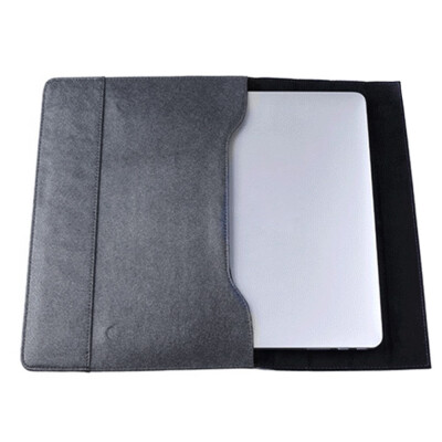 

Notebook Laptop PU Leather Magnetic Flap Sleeve Case Carry Bag Pouch Cover Skin with Holder Stand for Mac MacBook AirProPro with