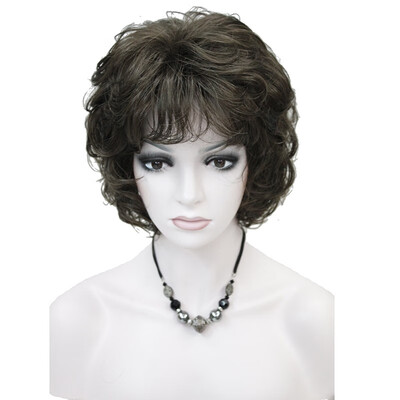 

Strong Beauty Ladies Wigs Short Wavy Golden Blonde Hair For Women Synthetic Capless Full Wig 9 Colors