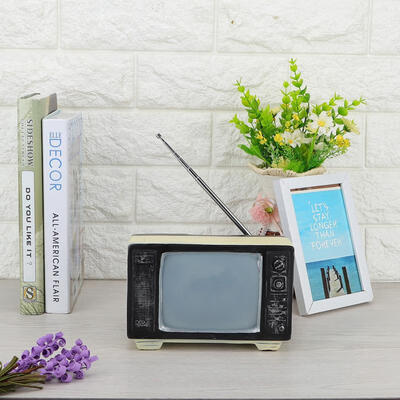 

Greensen Vintage Retro Antique TV Television Home Desk Decor Ornament Photograph Props