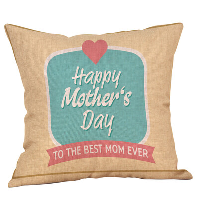 

〖Follure〗Mothers Day Pillowcase Linen Car Home Decorative Cushion Cover Pillow Covers